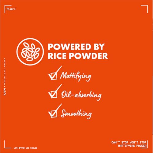 NYX Professional Makeup Can't Stop Won't Stop Polvos Matificantes, Acabado Mate, Tono Medium - imagen 7