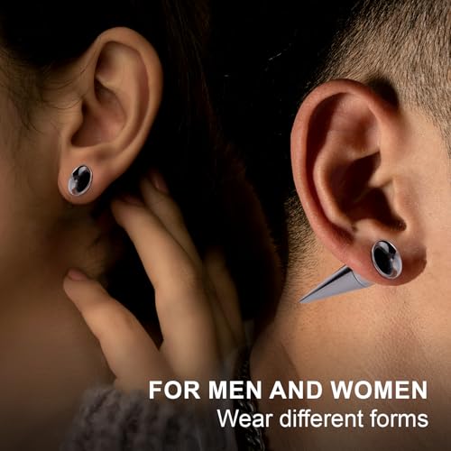 G23 Titanium Lightweight Ear Expander Stretching Kit Taper Plug Tunnel Kit 5mm-12mm for Woman man3