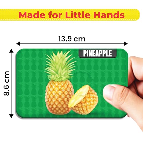 Image of My Starter Jigsaw Puzzle - Fruits & Colors| 2-Piece Puzzle for Kids Age 2,3,& 4 yrs| Montessori Educational Toy Set of 20 Puzzle, 40 Big Pieces| Return & Birthday Gift for Boys & Girls