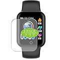 VacFun 3 Pezzi Pellicola Protettiva, Compatibile con KUNGIX KG07 1.4" Smartwatch Smart Watch (Non Vetro Temperato) Protezioni Schermo Cover Custodia New Version