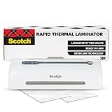Scotch Rapid Thermal Laminator, Ready in 1 Minute, Never Jam...