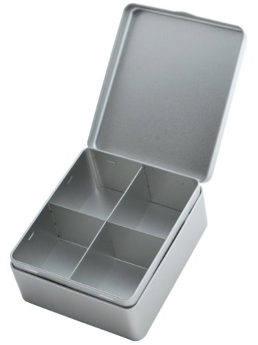Teabag Selection Tin with 4 Compartments