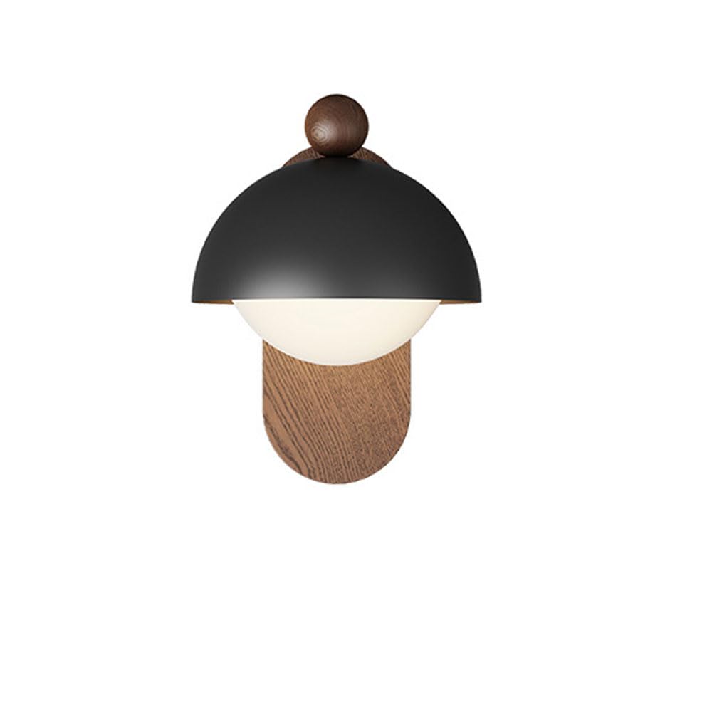SXSCARKX Modern White Bedroom Wall Sconce Acrylic Reading Light For Children Room LED Industrial Mounted Walnut 12W Hallway Fixtures Kids Aisle Hotel