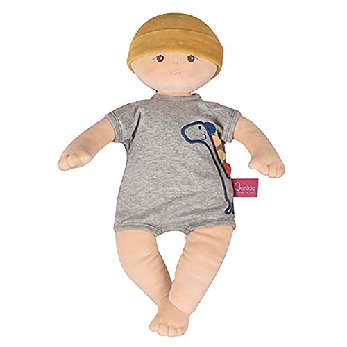 Image of Tikiri Toys Bonikka Baby Kye Doll Organic 100% Cotton OE100 Certified (Gray)