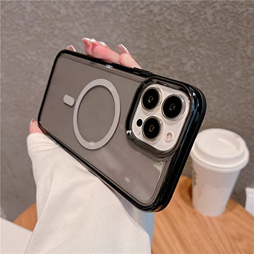 Coque iPhone 12 charge sans fil idéale pour une utilisation quotidienne et nocturne noire