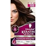 Schwarzkopf Keratin Color Permanent Hair Color, 4.6 INTENSE COCOA, 1 Application, Professionally Inspired Permanent Hair Dye, for up to 80% Less Breakage vs Untreated Hair and up to 100% Gray Coverage
