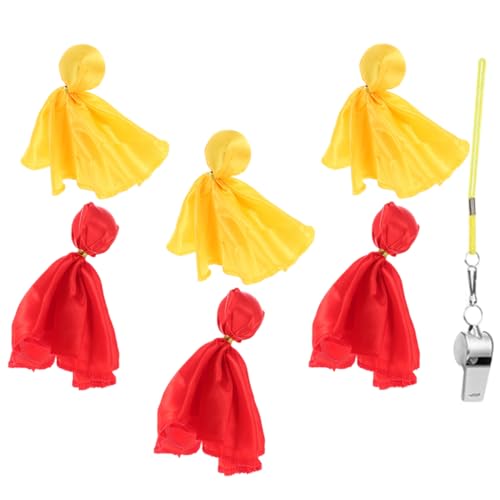 NAMOARLY 1 Set Football Referee Kit Tossing Flags Soccer Sports Penalty Flags American Football