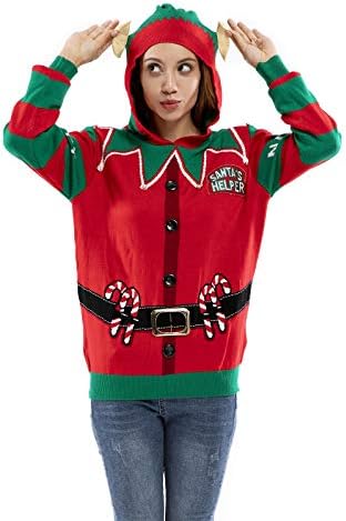 Unisex Kersttrui voor dames, klassieke Fairisle Rendier Rudolph Merry Xmas Ya Filthy Animal heren trui, Zwart, 3XL