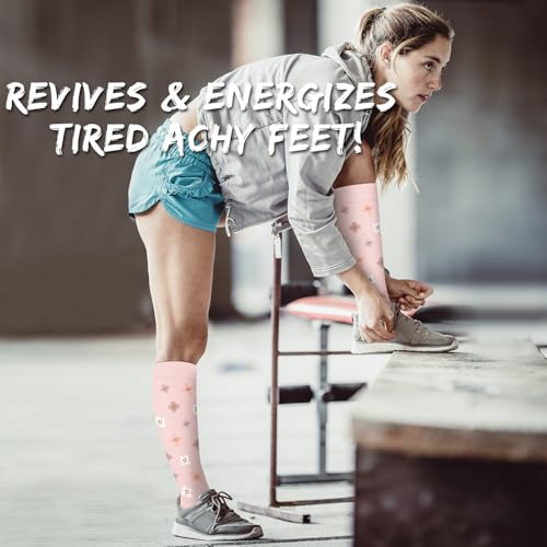 Image of COOLOVER Copper Compression Socks for Women and Men(6 Pairs)-Best Support for Running, Athletic, Travel
