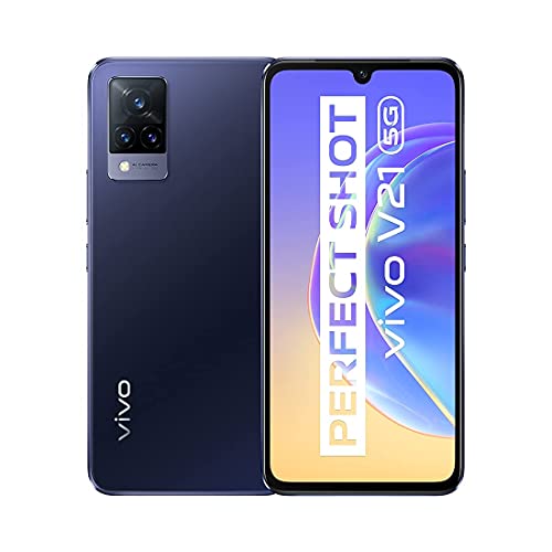 vivo V21 5G Dusk Blue, 8 + 128 Go, écran AMOLED...