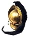 Brass Nautical - King Leonidas Medieval Greek Costume Armor Helmet 300 Movie Armor (Brass Antique) Adult Knight Spartan Metal LARP Helmet