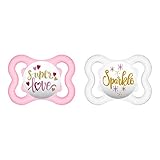 Kiefergerechter Sauger – Der MAM Schnuller liegt mit seinem symmetrischen und zahnfreundlichen Saugteil immer richtig herum in Babys Mund