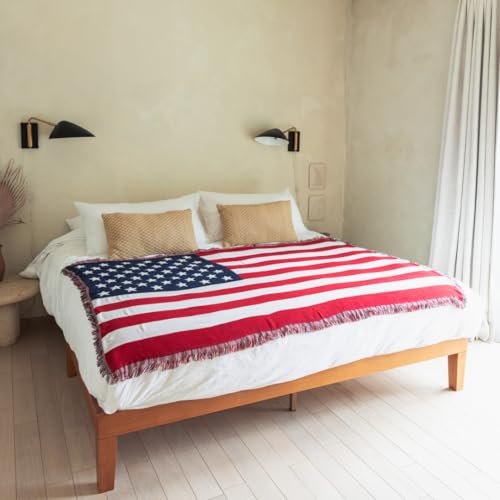 Ceibo House United Estates Flag Woven Throw...