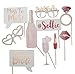 Ginger Ray Hen Party Rose Gold Team Bride Photo Booth Props Alternative Game - Team Bride