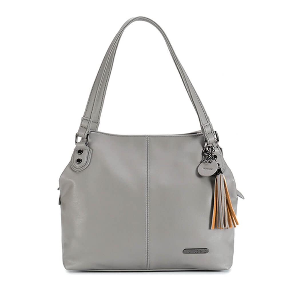 Namaste Shoulder Bag, Grey, One Size