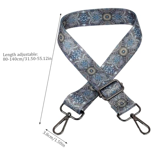Sangle de guitare, Bandoue à épaule pour sacs 1,5 » STOCKES CROSS-FORME RÉGLABLES DU MALIALLE RETRO RETRO JACQUARD MULTIFUTER - Les Beatles, Paul McCartney, John Lennon, RIngo Starr, George Harrison Sangle de guitare, Bandoue à épaule pour sacs 1,5 '' STOCKES CROSS-FORME RÉGLABLES DU MALIALLE RETRO RETRO JACQUARD MULTIFUTER – Image 3
