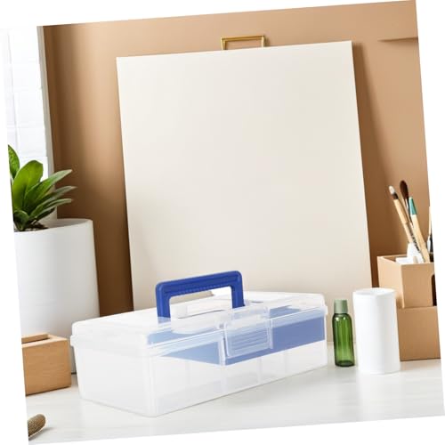 Boîte de rangement plastique transparente pour accessoires de couture - 6