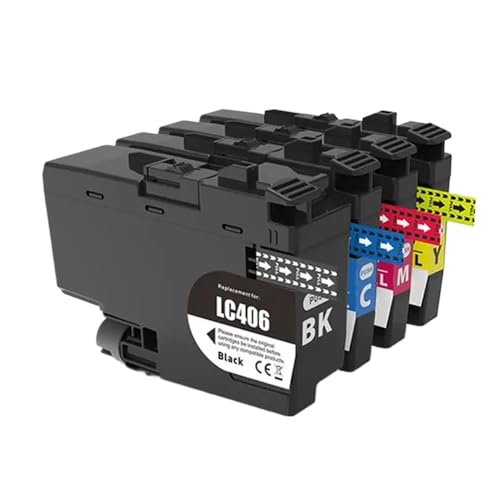 Cartouche d'encre LC406 haute fluidité pour HL-JF1 lot de 4