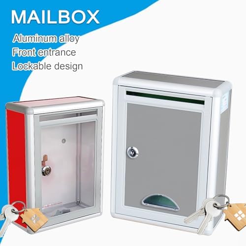 Caja de cierre seguro con ventana transparente para el hogar y la oficina, mejora la seguridad y la comodidad para la entrega del paquete