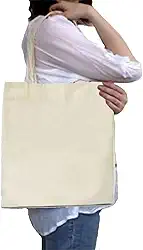 10 Sacolas Ecológicas - Algodão Cru (Ecobag) - 45x45cm