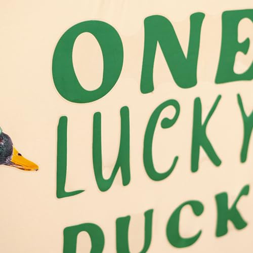 Vinilo decorativo One Lucky Duck para fiesta de cumpleaños miniatura 7