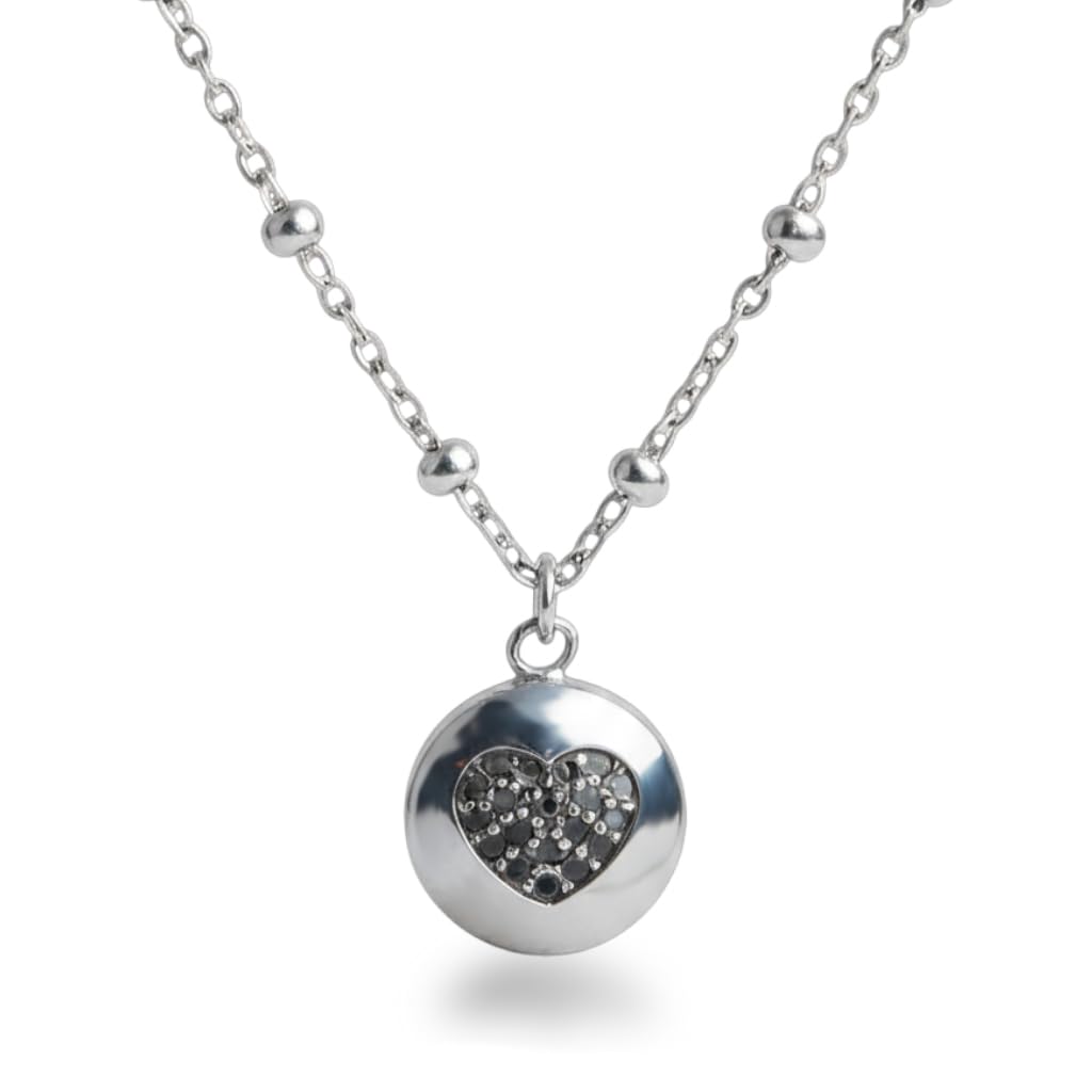 Schöner-SD Herzkette 925 Silber Kette mit Herz-Anhänger