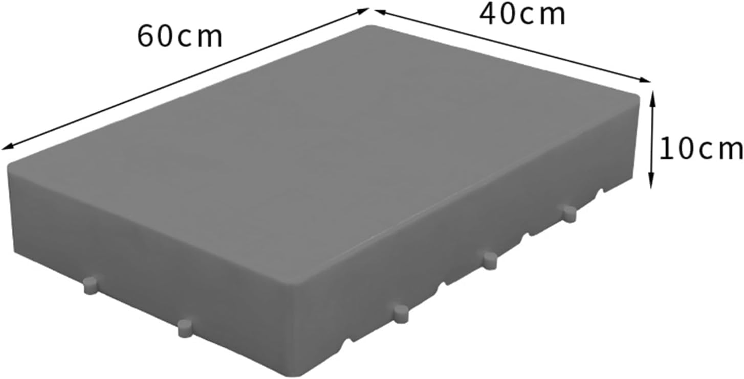 Plastic Pallet Waterproof mesh Ventilated Floor Trays, Breathable mesh mats, Storage Trays, for Warehouses, Kitchens, supermarkets for Garage Storage Rooms(Blue,60x40x10cm)