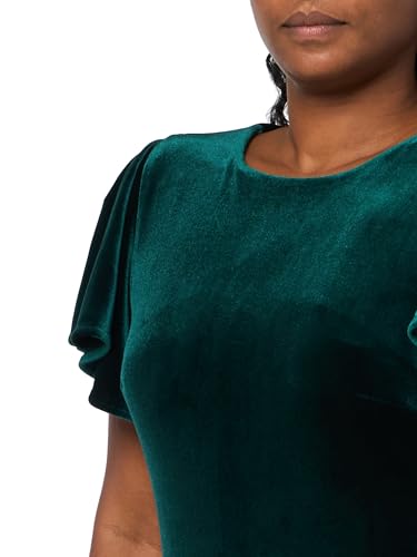 Tommy Hilfiger Women's Flutter Sleeve High Neck Sheath Mini Dress3