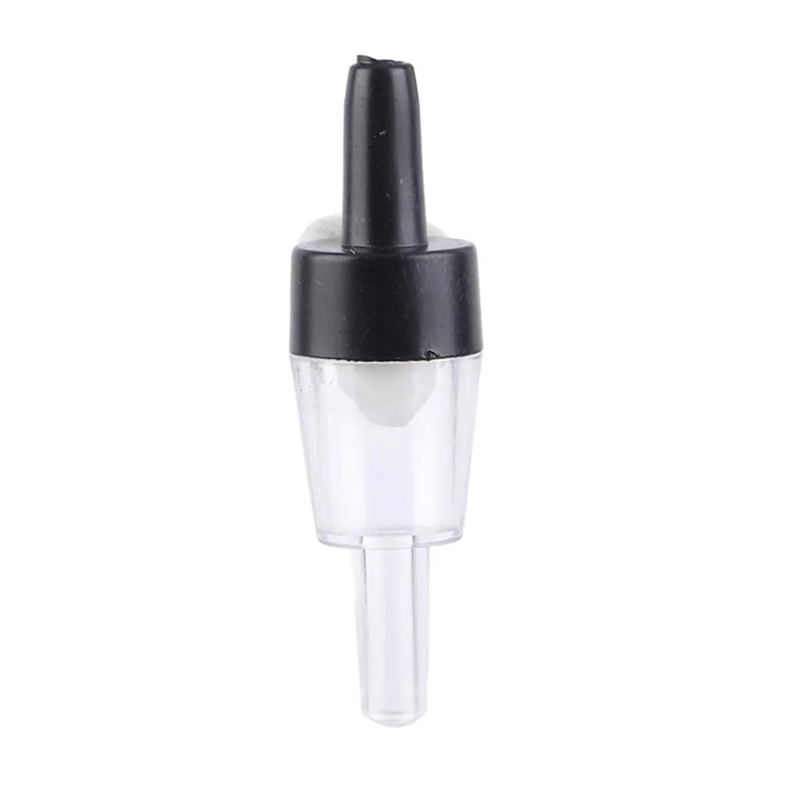 Juego de 50 válvulas de retención de bomba de aire de plástico, válvula de retención de oxígeno de aire, control de flujo negro, válvula antirretorno, conector de tubo, válvula unidireccional