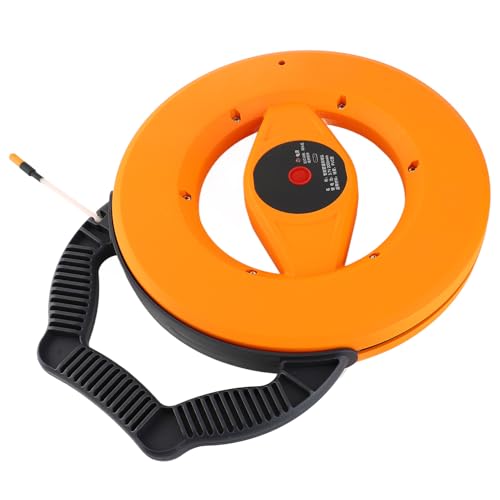 Fafeicy Detector de Obstrucción de Tuberías Escáner de Tuberías Impermeable de 30 M con Recordatorio de Sonido de Zumbido para de Acero, Hierro y PVC Probador de Obstrucción Portátil para Fontaneros