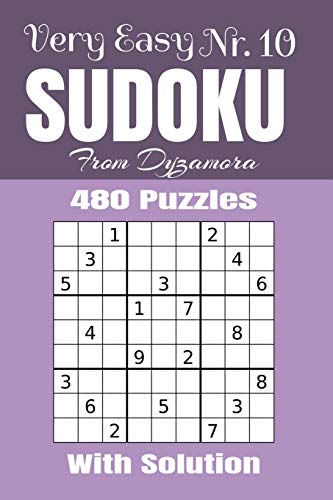 Very Easy Sudoku Nr.10: 480 puzzles with solution