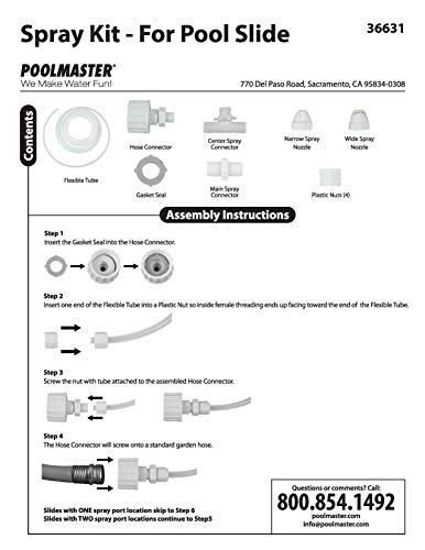 Poolmaster 36631 Spray Kit For Swimming Pool Slide, Water Slide #TOP7