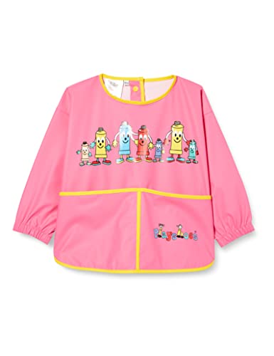 Playshoes Mädchen Malschürze mit Ärmeln Unterhemd, L, pink