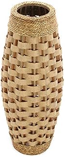 Hosley's 24" High Wood and Grass Floor Vase. Ideal Gift for Weddings, Home