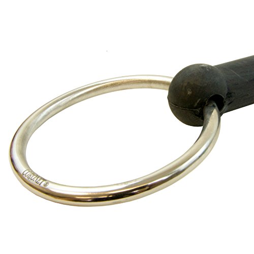 Coronet Flexible Rubber Mouth Loose Ring Horse Bit, 5 1/2-Inch