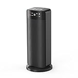 1500W Space Heater, Portable Electric Heater Heat Up 200 Square Feet for Indoor Use Office Garage, Rapid PTC Ceramic Heating with Remote, Digital Thermostat, 24H Timer, Multiple Safety Protection