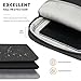 MoKo Laptop Sleeve Bag for 13.3-14 Inch, Notebook Carrying Case with Pocket Fits New MacBook Pro M3/M2 14