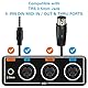 Greluma 2 Stk 5-din MIDI Mann bis 3,5mm Aux TRS männliches Audiokabel,0,5m 5-pin bis 1/8 Zoll Stereostecker,kompatibel mit Smartphones,PC Notizbüchern,Verstärker,Hi-Fi,unterstützt analoges Klangsignal