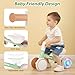 Liberry Baby Balance Bike with Light Up Wheels Age 1 2 3 Years Old, No Pedal 4 Silence Wheel Toddler Bike, First Baby Riding Toy Birthday Gift for Boys Girls (Green)