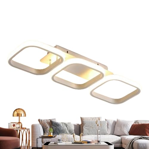 Lumière pour plafond design géométrique fin plafonnier moderne multifonctionnel chambre cuisine