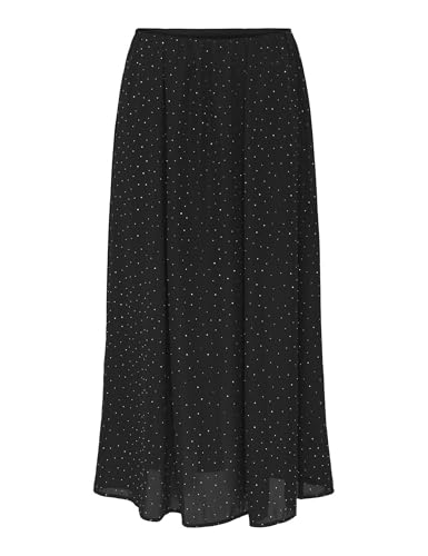 Jupe Longue à Clous ONLY Onlzeke Jupe Noire Tendance Taille L