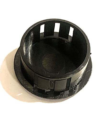 Image of 1 /2 inch Trade Size Domed Head Knock Outs These Plugs are Trade Size Knockouts Black Part # KO 500 (25)