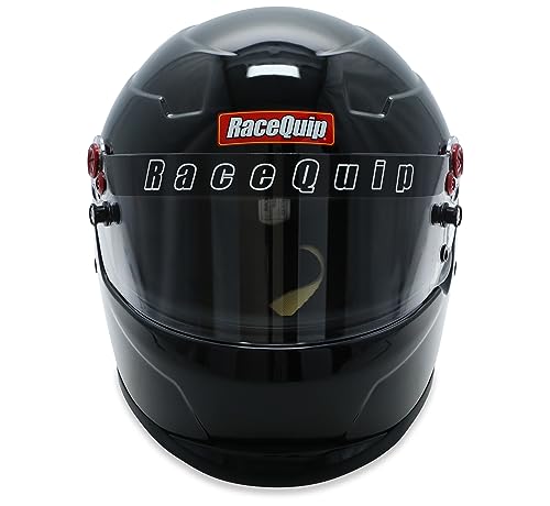 RACEQUIP Full Face Helmet PRO20 Series Snell SSA2020 Rated Gloss Black Medium 276003