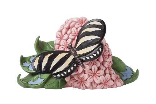 Figurine papillon Zebra Longwing résine miniature Jim Shore