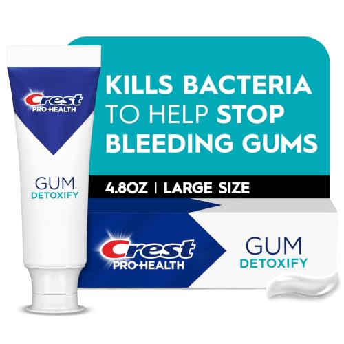 Crest Pro-Health Gum Detoxify Toothpaste 4.8 oz - Anticavity, Antibacterial Fluoride Toothpaste, Clinically Proven Gum, Sensitive, and Enamel Protection, Plaque Control - image 1