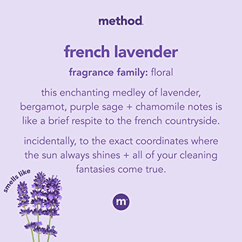 Method Gel Hand Soap Refill, French Lavender, Biodegradable Formula,, 34 Fl Oz (Pack of 1) - Image 4