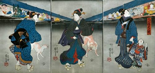 Tableaux sur Toile Kuniyoshi pour Sublimer une Chambre Adulte