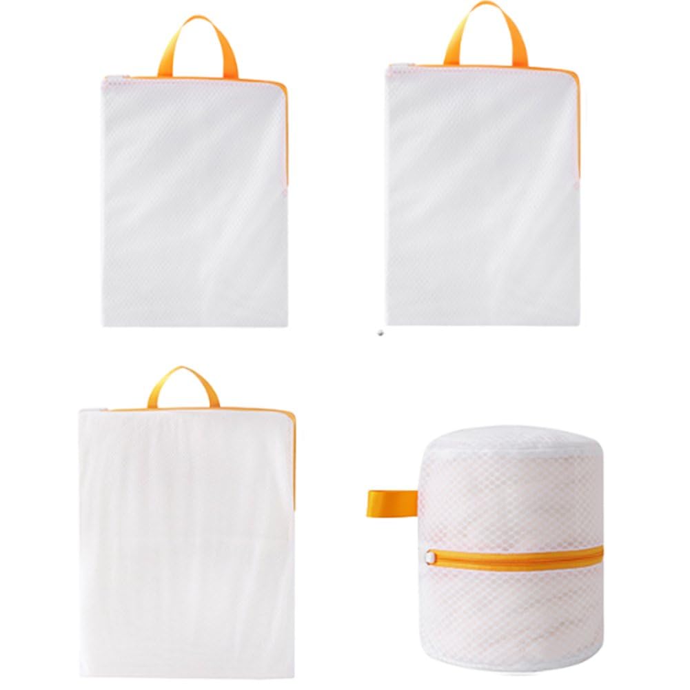 Danlai Zippered Mesh Laundry Bag, Protective Net Laundry Pouch for Delicate Socks and Garment Washing Care