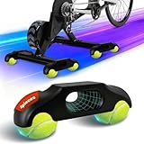 4 pezzi Rocker Plate Feet,Ciclismo Snap Rocker piedi adattatore al coperto, Portable bicicletta allenatore,Palle da tennis piedi per Wahoo Kickr Core 2 allenatore a ruoli, con 8 palle da tennis