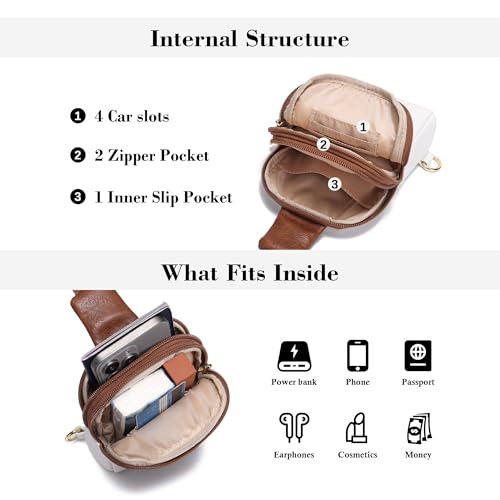 Image of INICAT Lightweight Small Crossbody Sling Bag for Women | Mini Travel Purse,Multi-pocket with Card Slots,Durable Vegan Leather,Everyday Carry